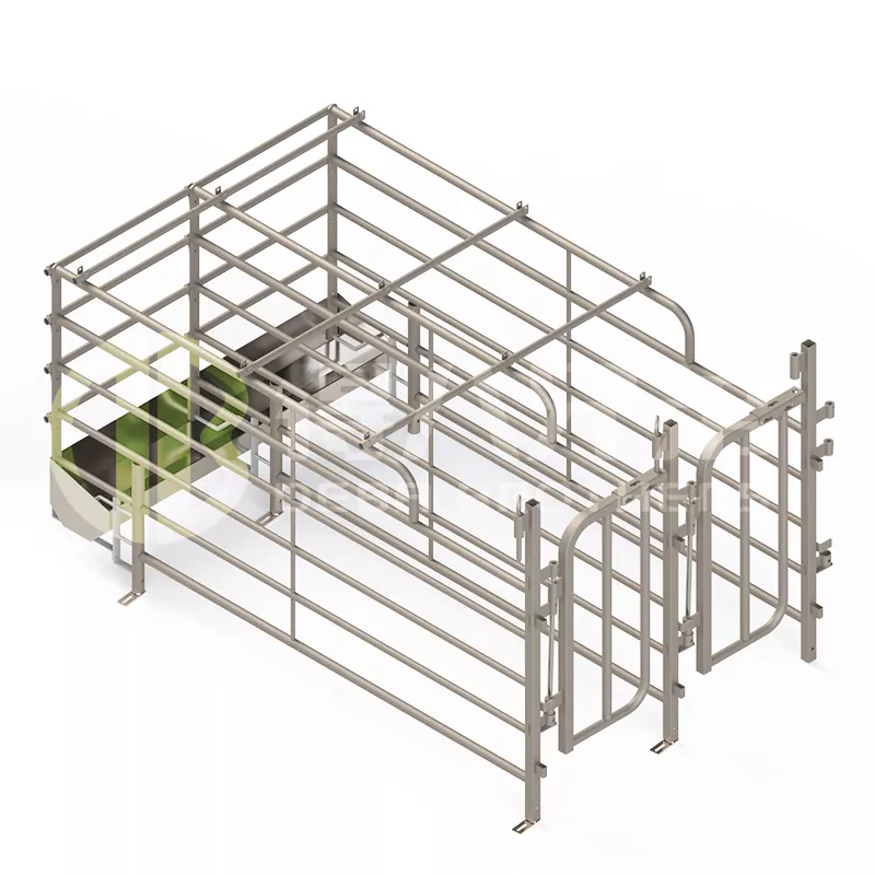 Bredare spanska fri tillgång till grisstallar